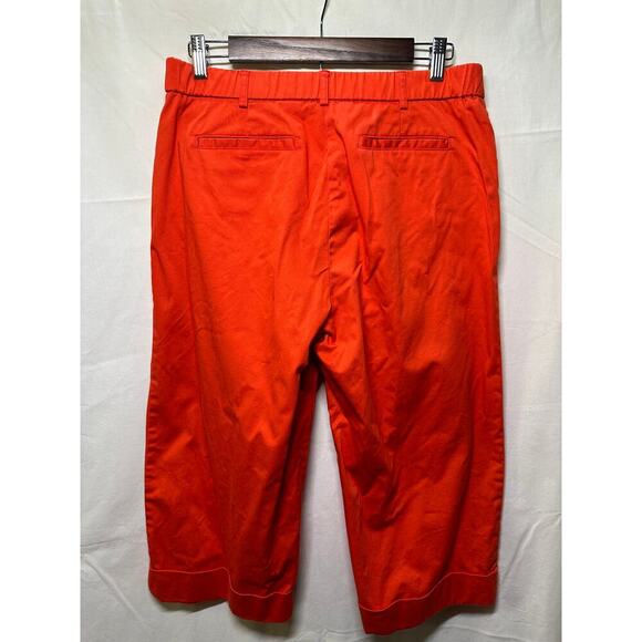 Counterparts Red Capri Pants - Size 10 - Picture 2 of 3